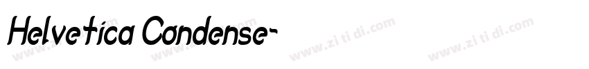 Helvetica Condense字体转换 Helvetica Condense字体转换